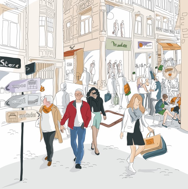 Illustration du quartier Cathédrale