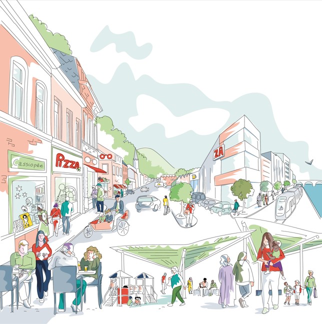 Illustration du quartier Saint-Léonard